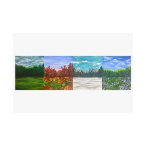four seasons matte horizontal poster